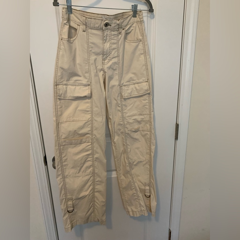 Kenzie Women's Beige Cargo Pants